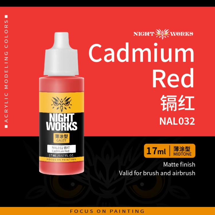 (NightWorks)  Midtone Color (Layer) Cadmium Red