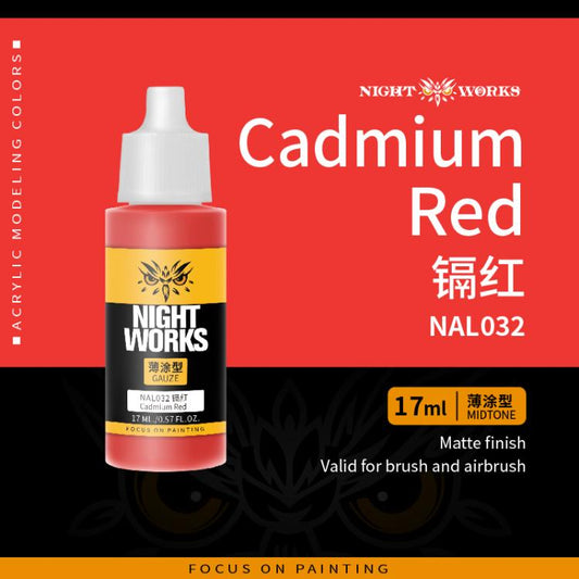 (NightWorks)  Midtone Color (Layer) Cadmium Red