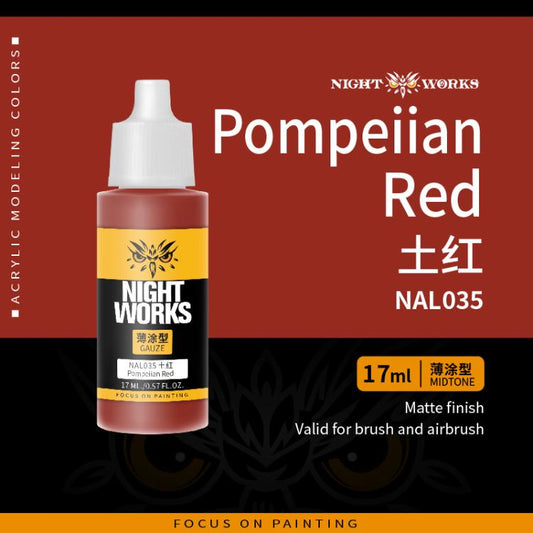 (NightWorks)  Midtone Color (Layer) Pompeiian Red