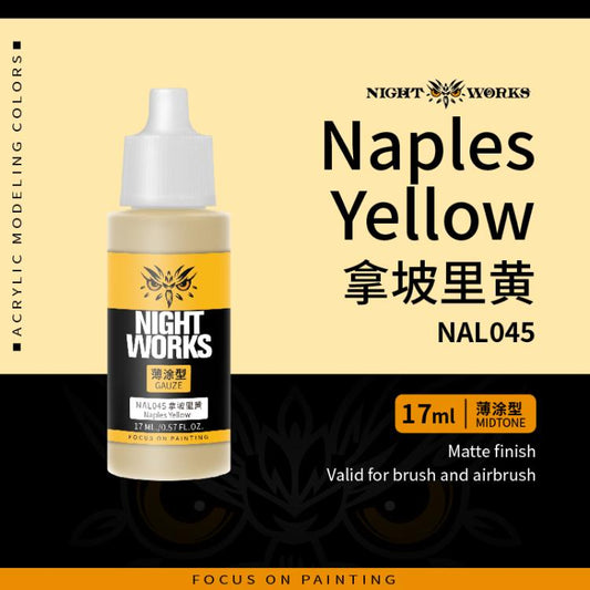 (NightWorks)  Midtone Color (Layer) Naples Yellow