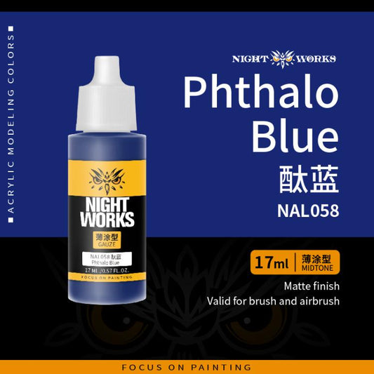 (NightWorks)  Midtone Color (Layer) Phthalo Blue
