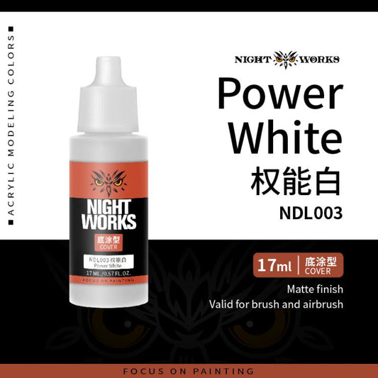 (NightWorks)  Cover Color (Base) Power White