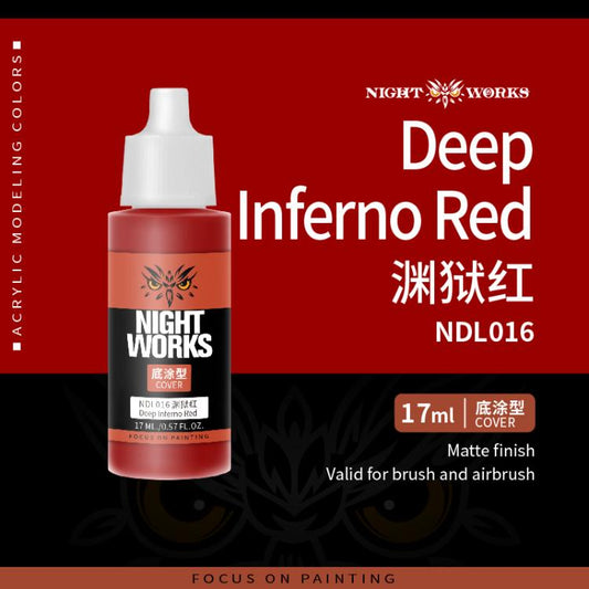 (NightWorks)  Cover Color (Base) Deep Inferno Red