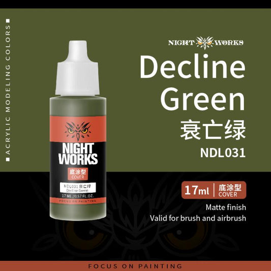 (NightWorks)  Cover Color (Base) Decline Green
