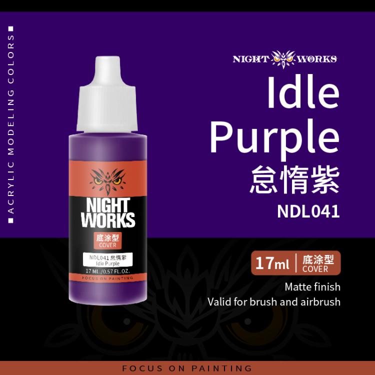 (NightWorks)  Cover Color (Base) Idle Purple