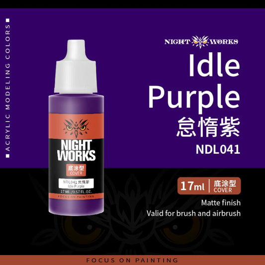 (NightWorks)  Cover Color (Base) Idle Purple