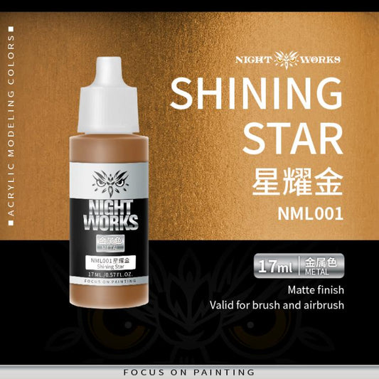 (NightWorks)  Metal Color (Gloss Metallic) Shining Star