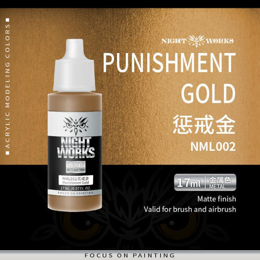(NightWorks)  Metal Color (Gloss Metallic) Punishment Gold