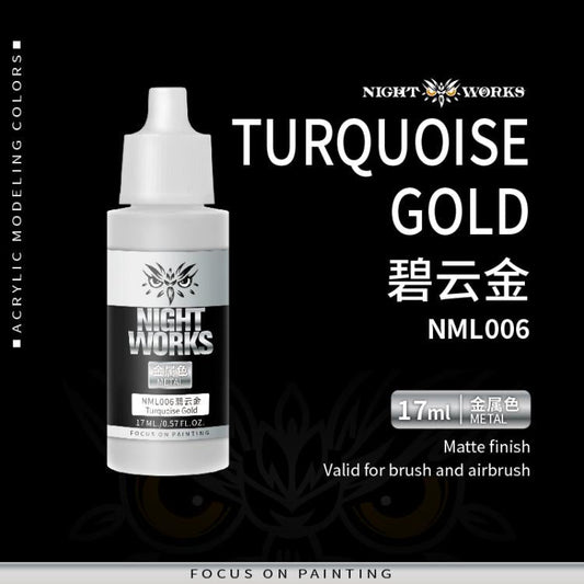 (NightWorks)  Metal Color (Gloss Metallic) Brass Gold