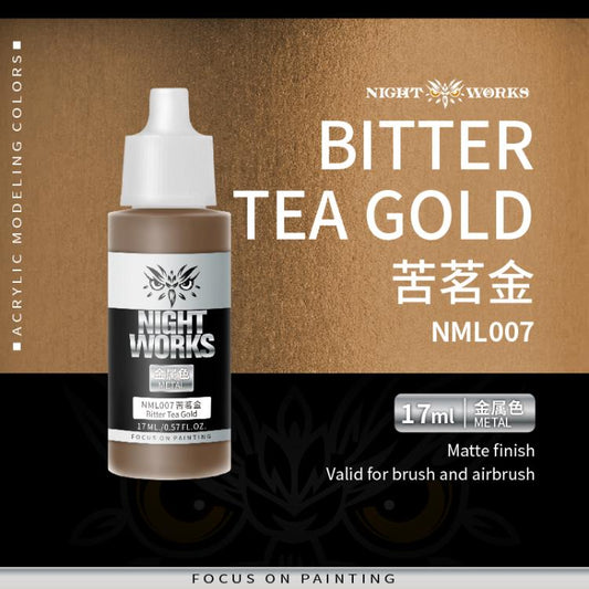 (NightWorks)  Metal Color (Gloss Metallic) Bitter Tea Gold
