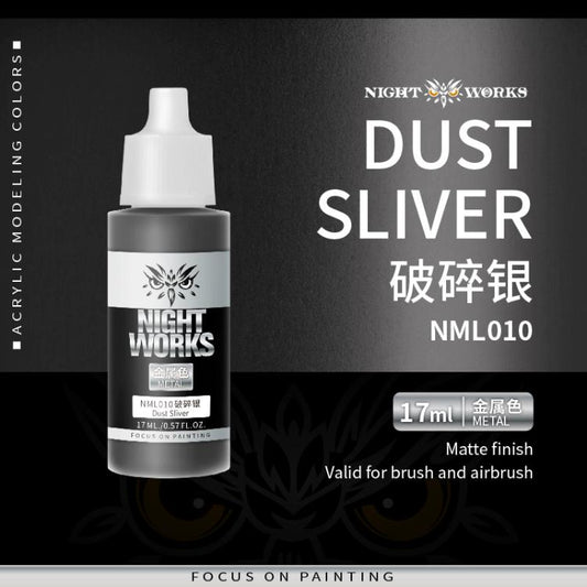 (NightWorks)  Metal Color (Gloss Metallic) Dust Sliver