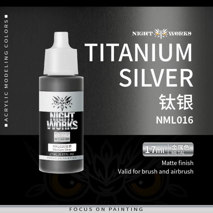 (NightWorks)  Metal Color (Gloss Metallic) Titanium Silver