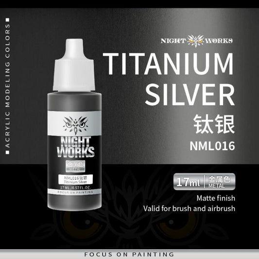 (NightWorks)  Metal Color (Gloss Metallic) Titanium Silver