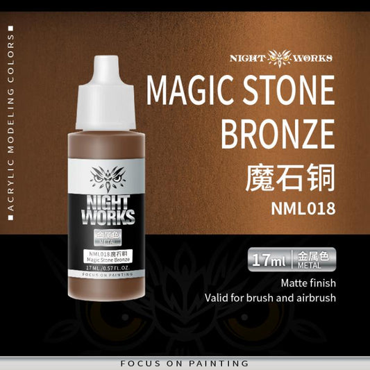 (NightWorks)  Metal Color (Gloss Metallic) Magic Stone Bronze