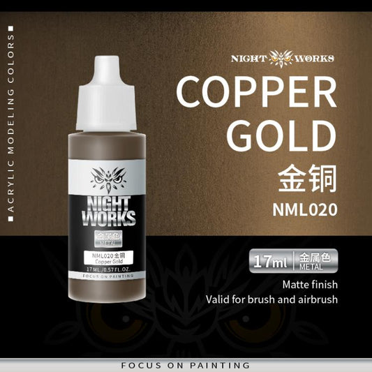 (NightWorks)  Metal Color (Gloss Metallic) Coppoer Gold