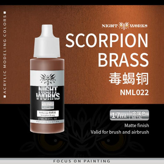 (NightWorks)  Metal Color (Gloss Metallic) Scorpion Brass