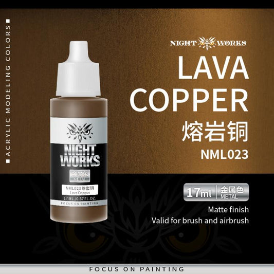 (NightWorks)  Metal Color (Gloss Metallic) Lava Copper