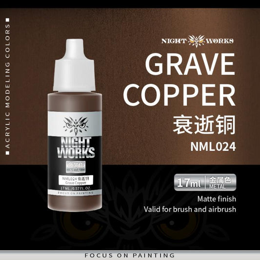 (NightWorks)  Metal Color (Gloss Metallic) Grave Copper