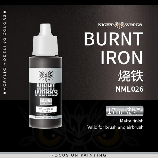 (NightWorks)  Metal Color (Gloss Metallic) Burnt Iron