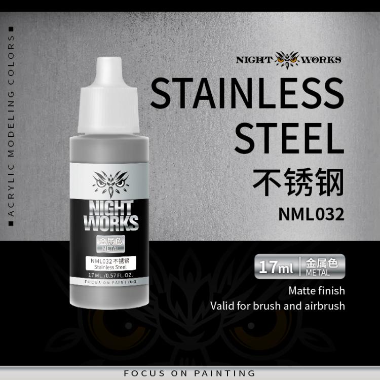 (NightWorks)  Metal Color (Gloss Metallic) Stainless Steel