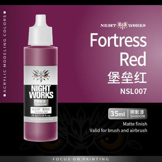(NightWorks)  Shadow Color (Wash) Fortress Red