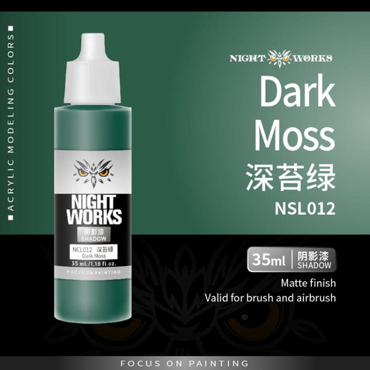 (NightWorks)  Shadow Color (Wash) Dark Moss