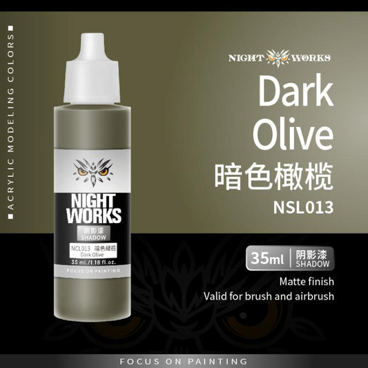 (NightWorks)  Shadow Color (Wash) Dark Olive