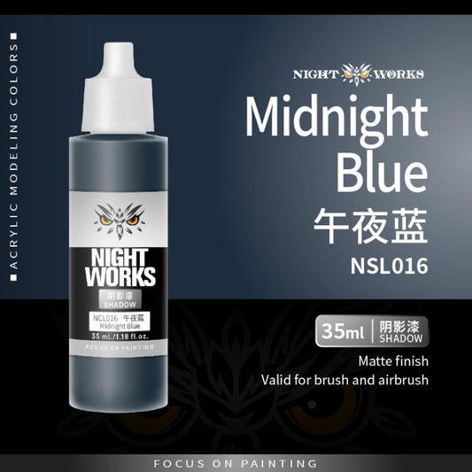 (NightWorks)  Shadow Color (Wash) Midnight Blue