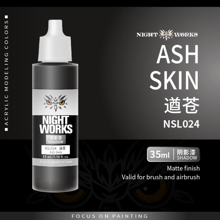 (NightWorks)  Shadow Color (Wash) Ash Skin