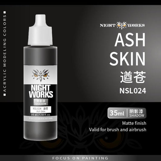 (NightWorks)  Shadow Color (Wash) Ash Skin