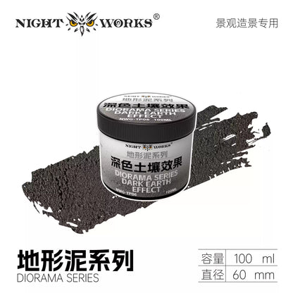 NightWorks Miniature Diorama Paint 地形泥系列