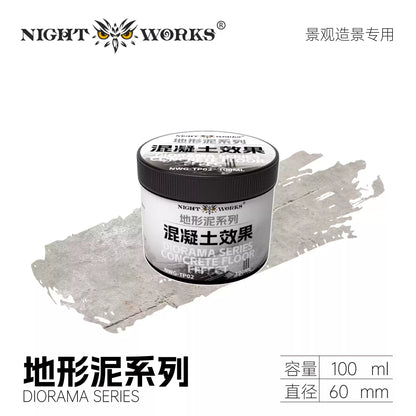 NightWorks Miniature Diorama Paint 地形泥系列