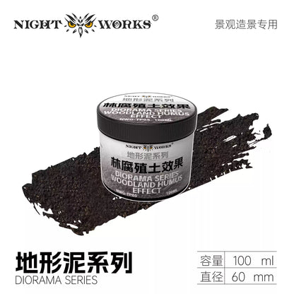 NightWorks Miniature Diorama Paint 地形泥系列
