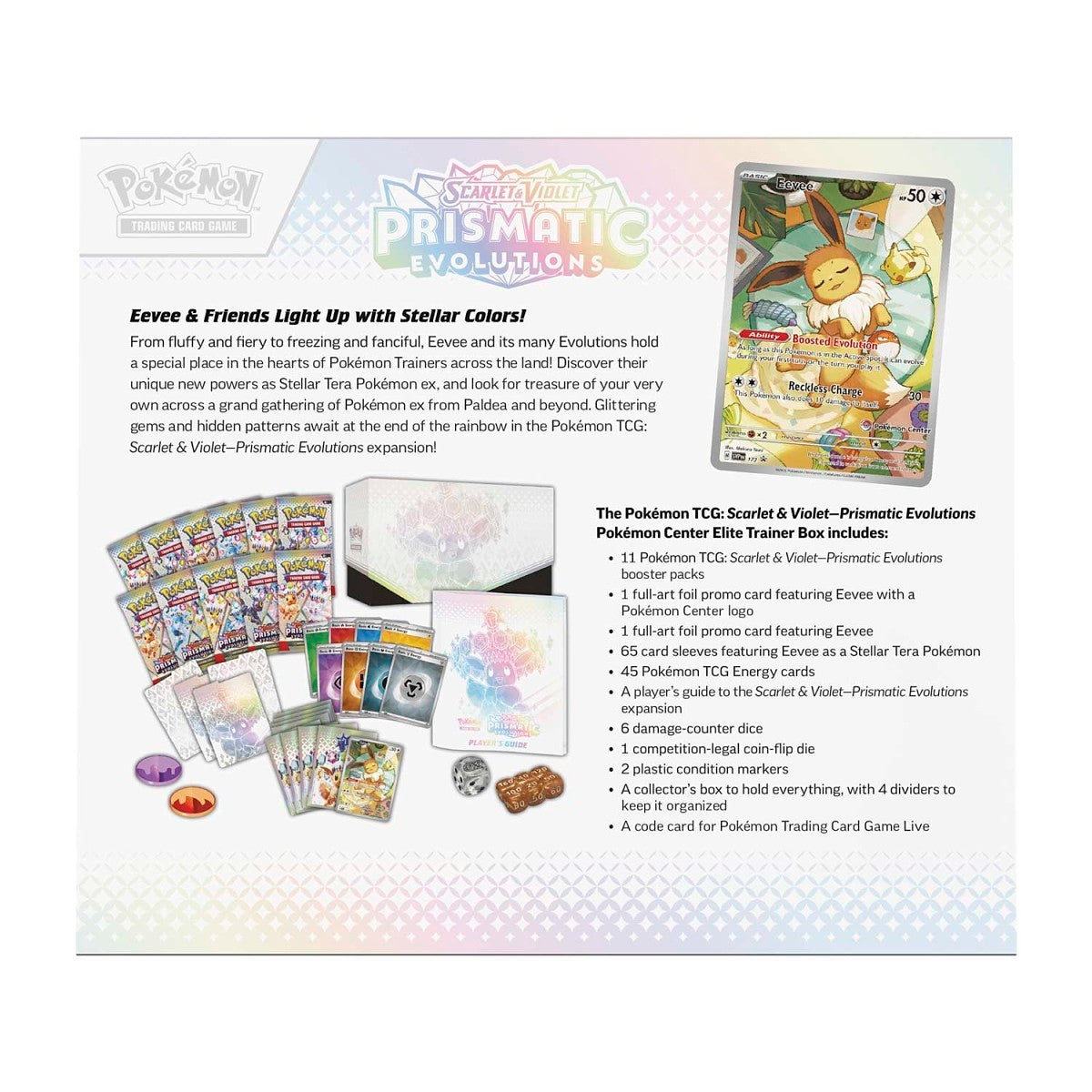 Pokemon TCG - Scarlet & Violet SV8.5 "Prismatic Evolutions" Elite Trainer Box (Pokemon Center Ver) (EN)