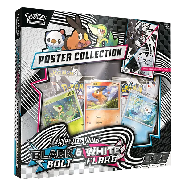 Pokemon TCG - Scarlet & Violet SV10.5 "Black Bolt / White Flare" Binder / Poster Collection (EN)