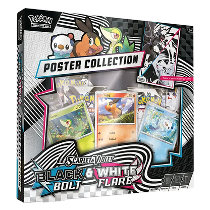 Pokemon TCG - Scarlet & Violet SV10.5 "Black Bolt / White Flare" Binder / Poster Collection (EN)