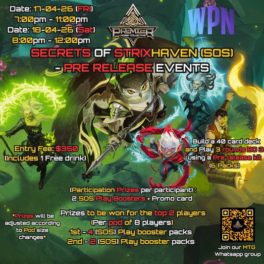 MTG - "Secrets of Strixhaven" (SOS) Pre-Release (Event Ticket)