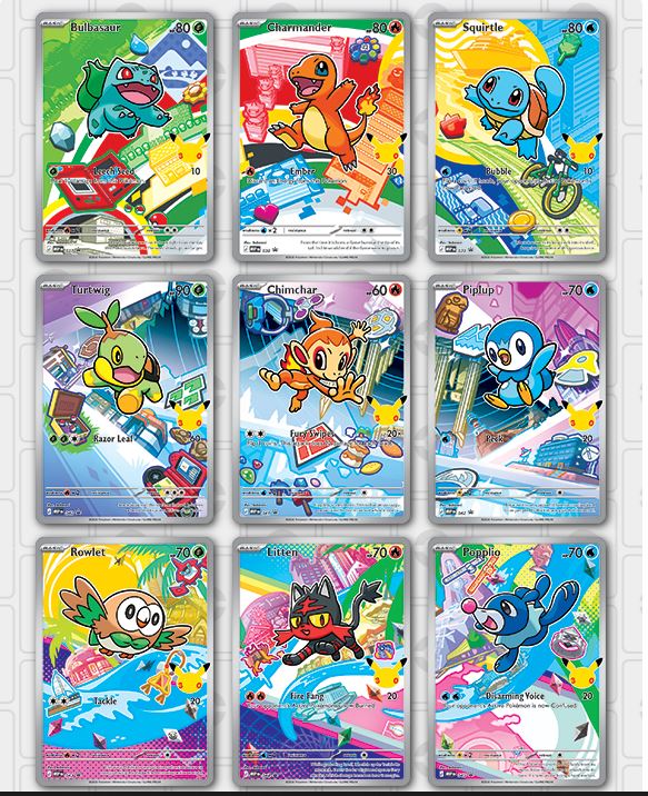 (Pre Order) Pokemon TCG - "First Partner Illustration Collection" Series (Cut off 15-03)