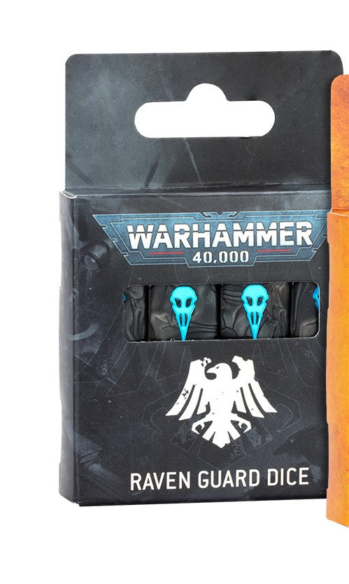 40K - WARHAMMER 40000: RAVEN GUARD DICE (Cut-Off 13 - 9 -2025)