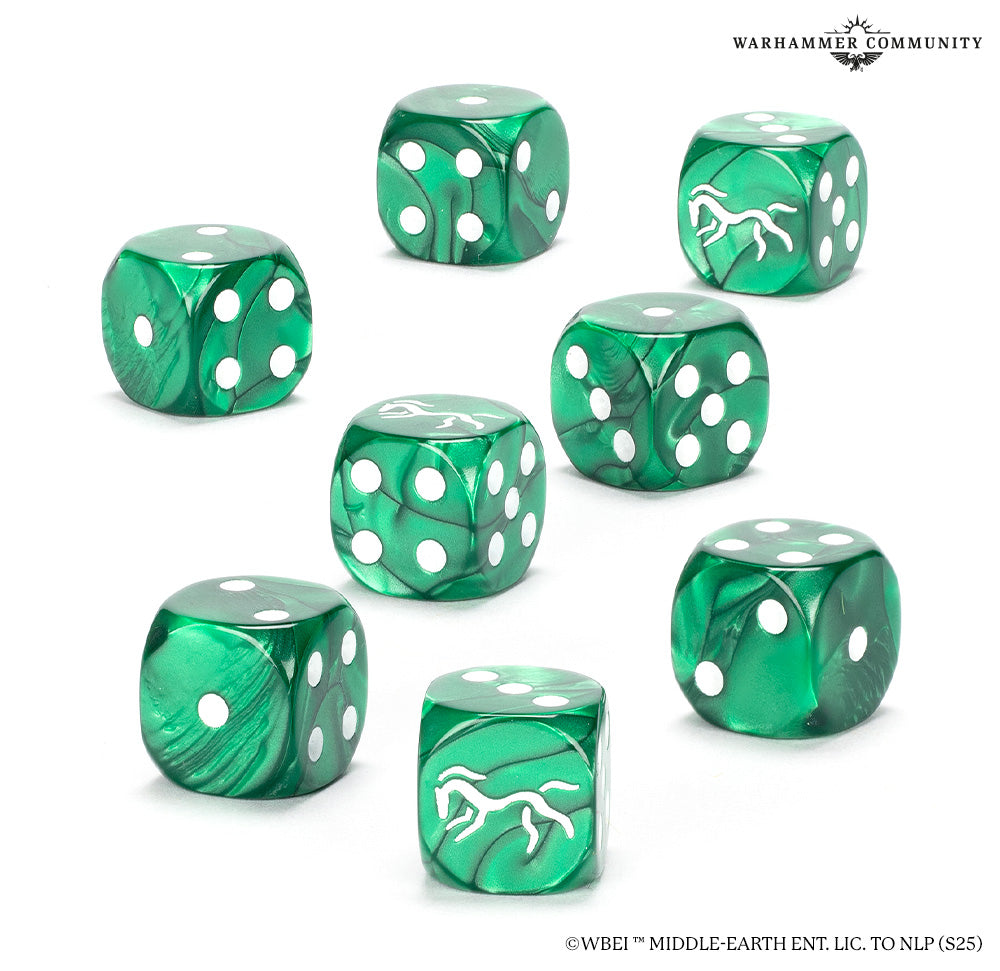 LOTR -  MIDDLE-EARTH SBG: ROHIRRIM DICE SET (Cut-Off 27 - 09  -2025)