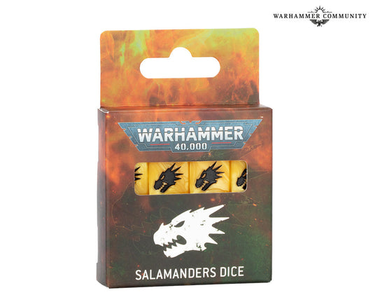 40k - WARHAMMER 40000: SALAMANDERS DICE (Cut-Off  - 16 - 8 - 2025)