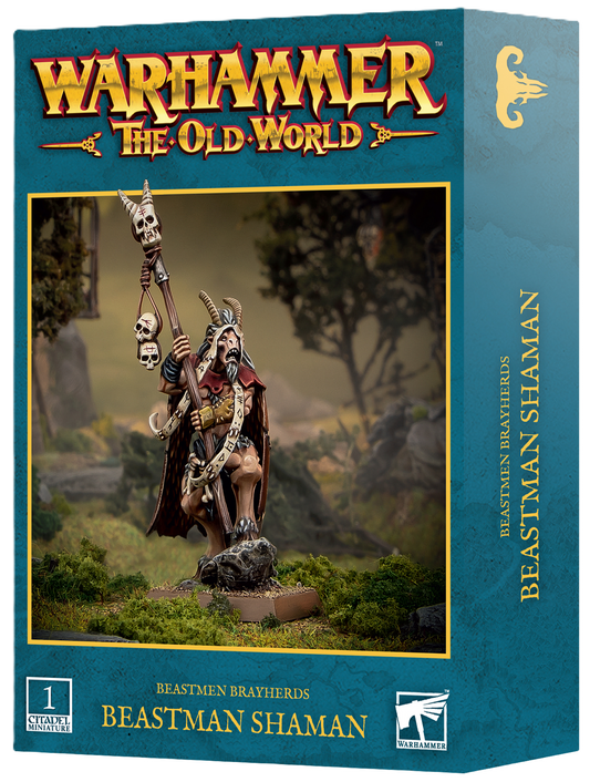 TOW - BEASTMEN BRAYHERDS: BEASTMAN SHAMAN (Cut-Off 7-6)