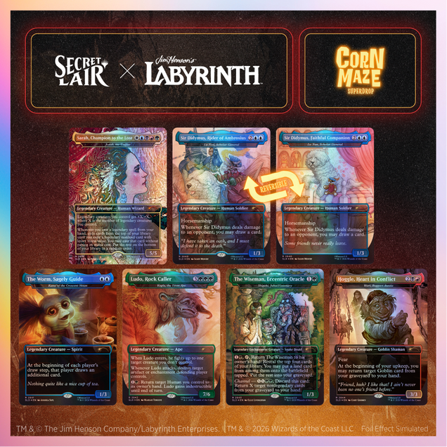 Secret Lair - "Jim Henson’s Labyrinth" Set