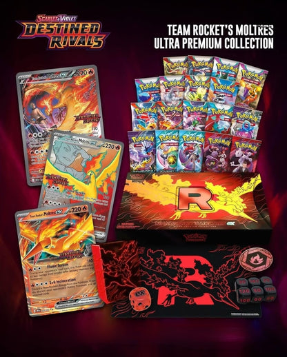 (Pre Order) Pokemon TCG -  "Team Rocket's Moltres EX" (Ultra - Premium Collection) (EN) (US Exclusive) (Cut Off 09-11)