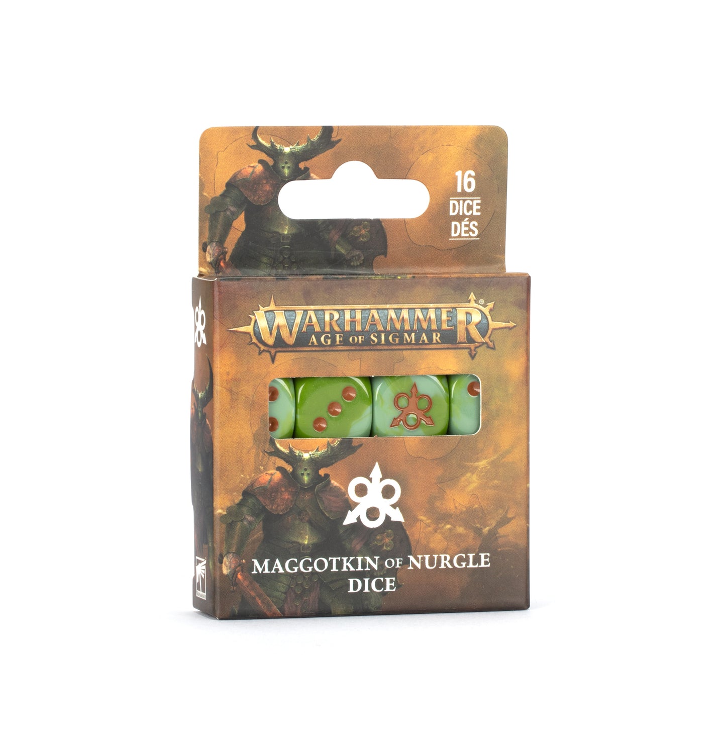(Pre-Order) AOS - AGE OF SIGMAR: MAGGOTKIN OF NURGLE DICE