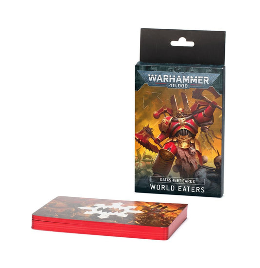 40K - DATASHEET CARDS: WORLD EATERS (ENGLISH) (Cut-Off 03-05-25)