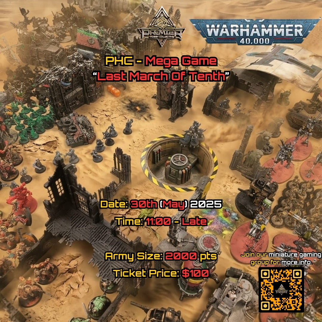 (PHC) - Warhammer 40K Mega game "Last march of Tenth" (Event Ticket)
