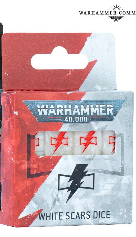 40K - WARHAMMER 40000: WHITE SCARS DICE