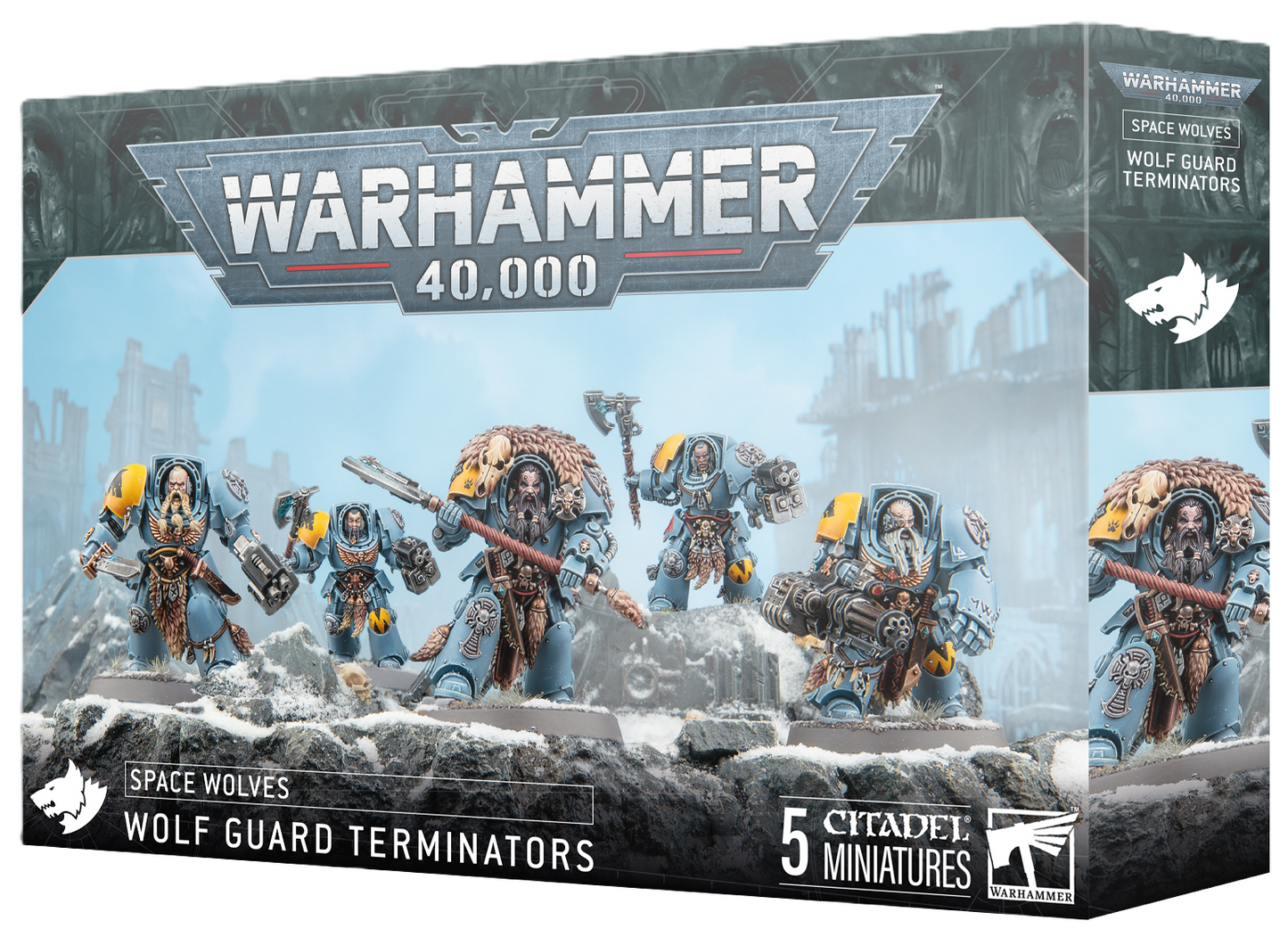 SPACE WOLVES: WOLF GUARD TERMINATORS (Cut-Off  - 5-7-2025)