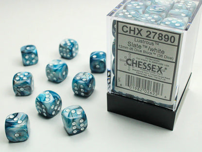 Chessex- (6 face dice)12mm D6 (36dices)